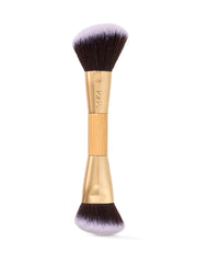double-ended cream & powder bronzer brush
