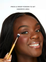 precision setting powder brush
